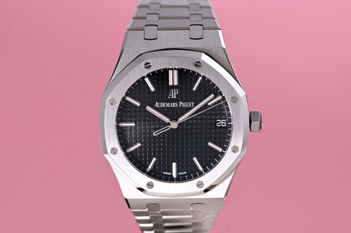 Audemars Piguet Royal Oak 41mm - 15500ST - Full Set - Black Dial