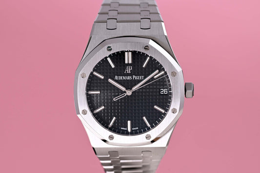 Audemars Piguet Royal Oak 41mm - 15500ST - Full Set - Black Dial