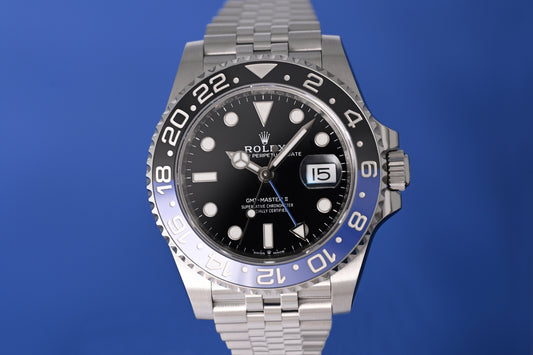 Rolex GMT Master II Batgirl 126710BLNR - Full Set