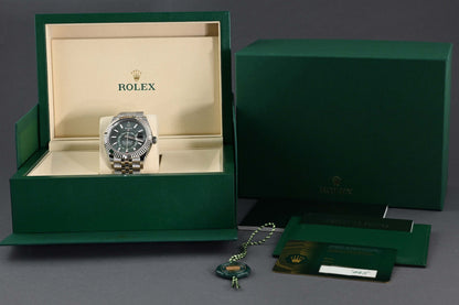 Rolex Sky-Dweller 336934 - Full Set - Green Dial - NEW 2025