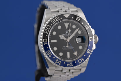 Rolex GMT Master II Batgirl 126710BLNR - Full Set
