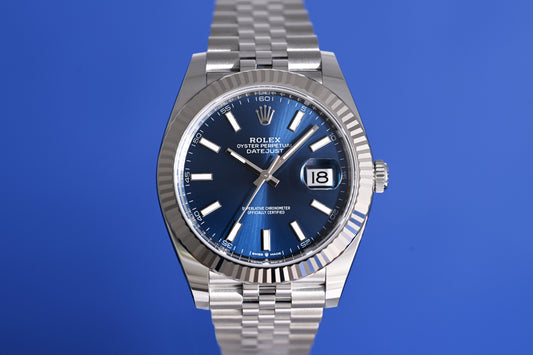 Rolex Datejust 41 - 126334 Blue Dial - Full Set - NEW