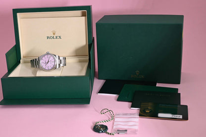 Rolex Oyster Perpetual 41mm 134300 - Pink - Full Set - Like NEW