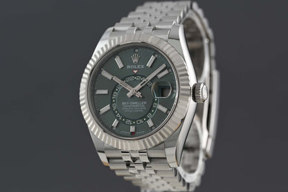 Rolex Sky-Dweller 336934 - Full Set - Green Dial - NEW 2025