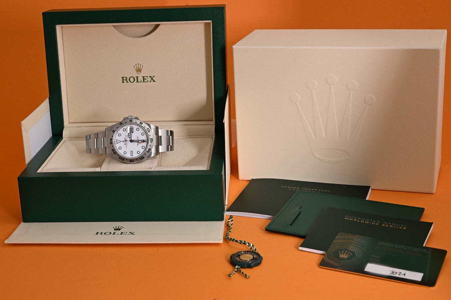 Rolex Explorer II 226570 - Polar Dial - Full Set