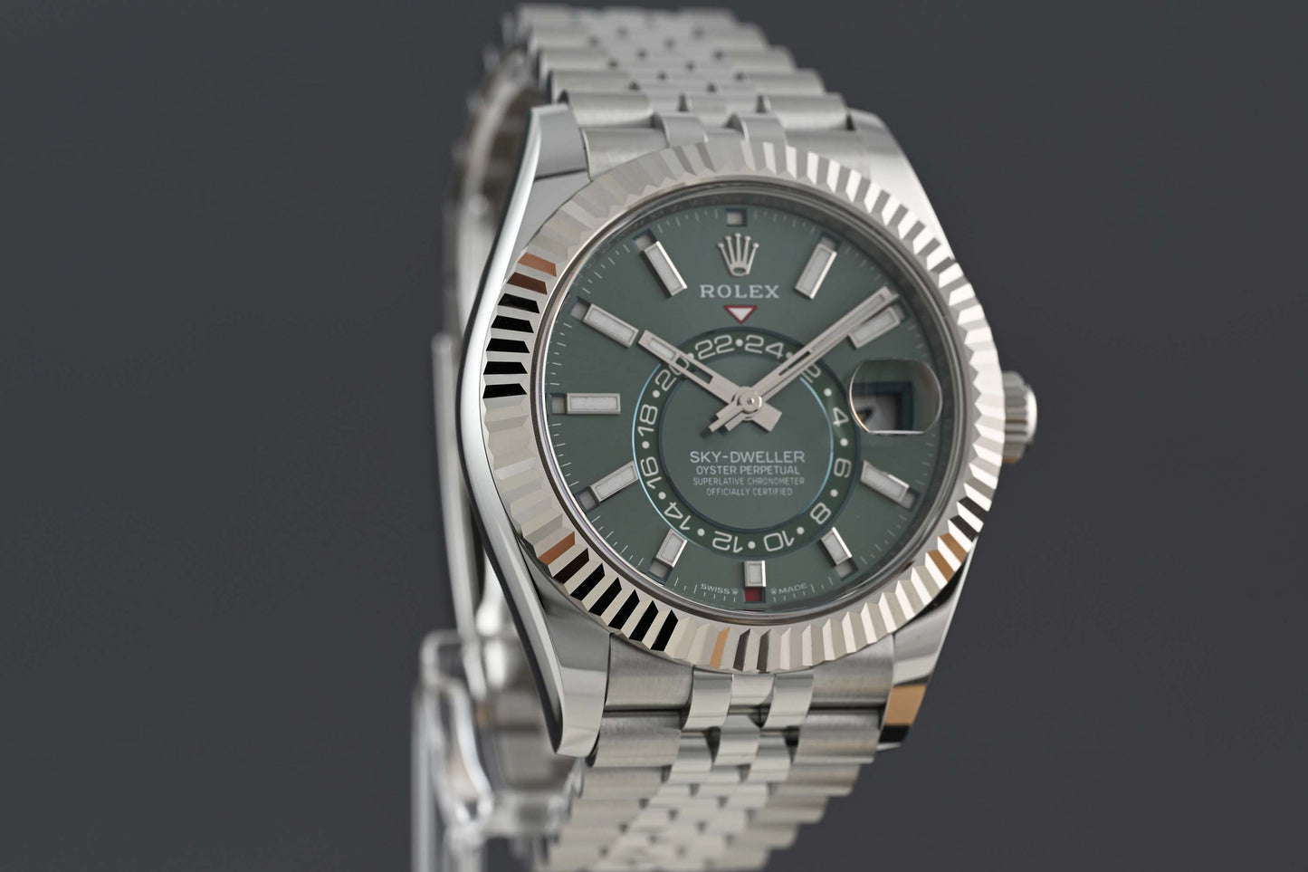 Rolex Sky-Dweller 336934 - Full Set - Green Dial - NEW 2025