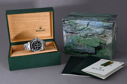 Rolex Daytona 116520 - Black Dial - Full Set - P-Serie - N.O.S