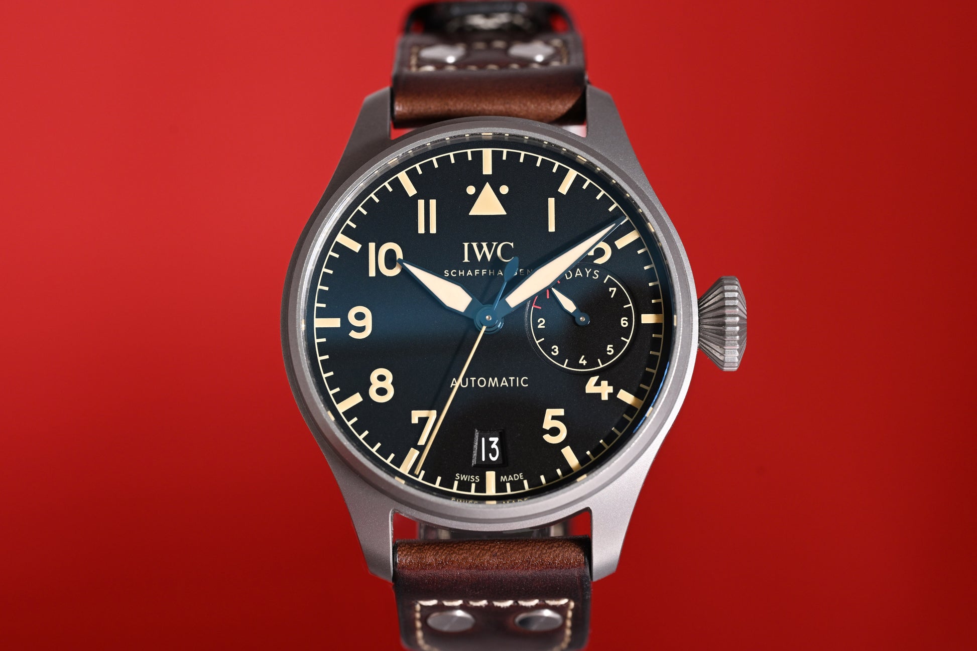 IWC Große Fliegeruhr Big Pilot Heritage Titanium 46 mm Full