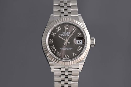 Rolex Lady Datejust 28mm - Full Set - Grey Roman Dial - NEW 2025