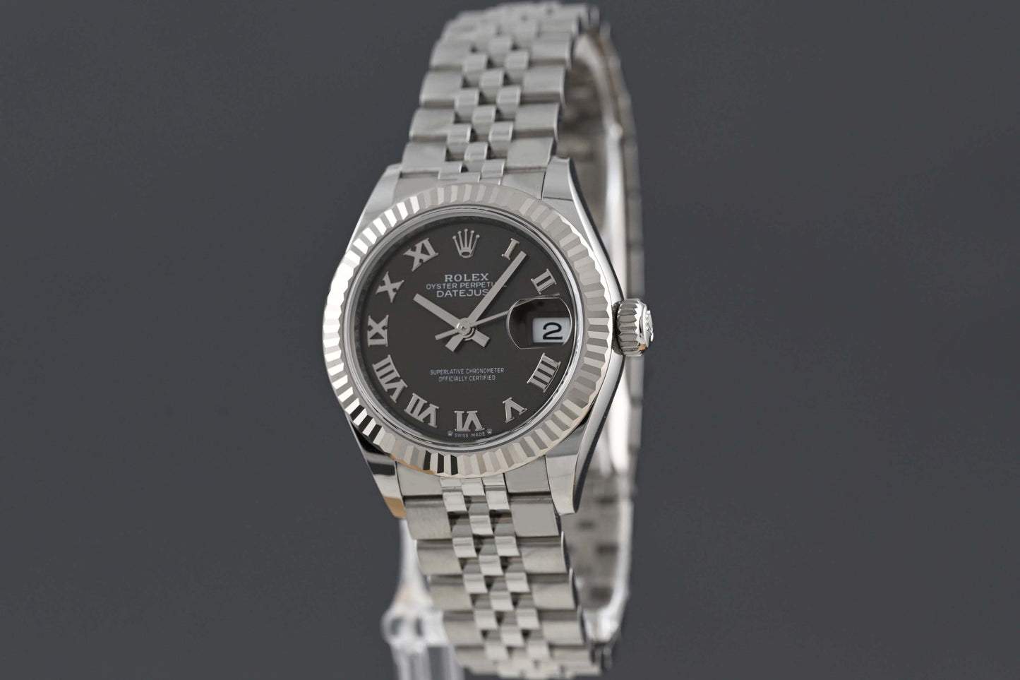 Rolex Lady Datejust 28mm - Full Set - Grey Roman Dial - NEW 2025