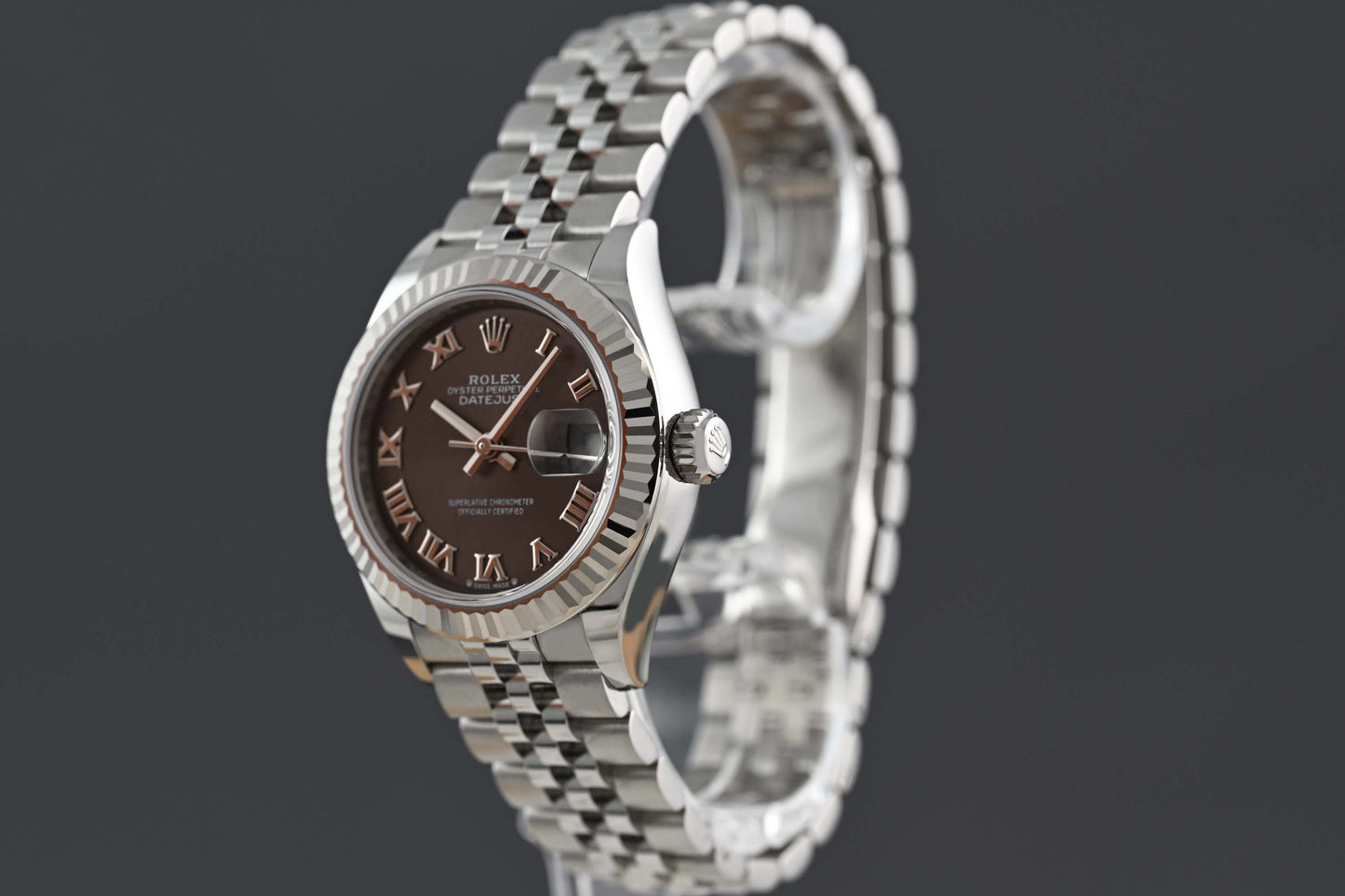 Rolex Lady Datejust 28mm - Full Set - Grey Roman Dial - NEW 2025