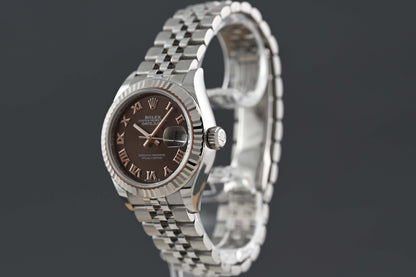 Rolex Lady Datejust 28mm - Full Set - Grey Roman Dial - NEW 2025