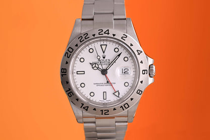 Rolex Explorer II 16570 - Polar Dial - Service Papers