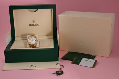 Rolex Day Date 40 Gelbgold 228238 - White Dial - Full Set