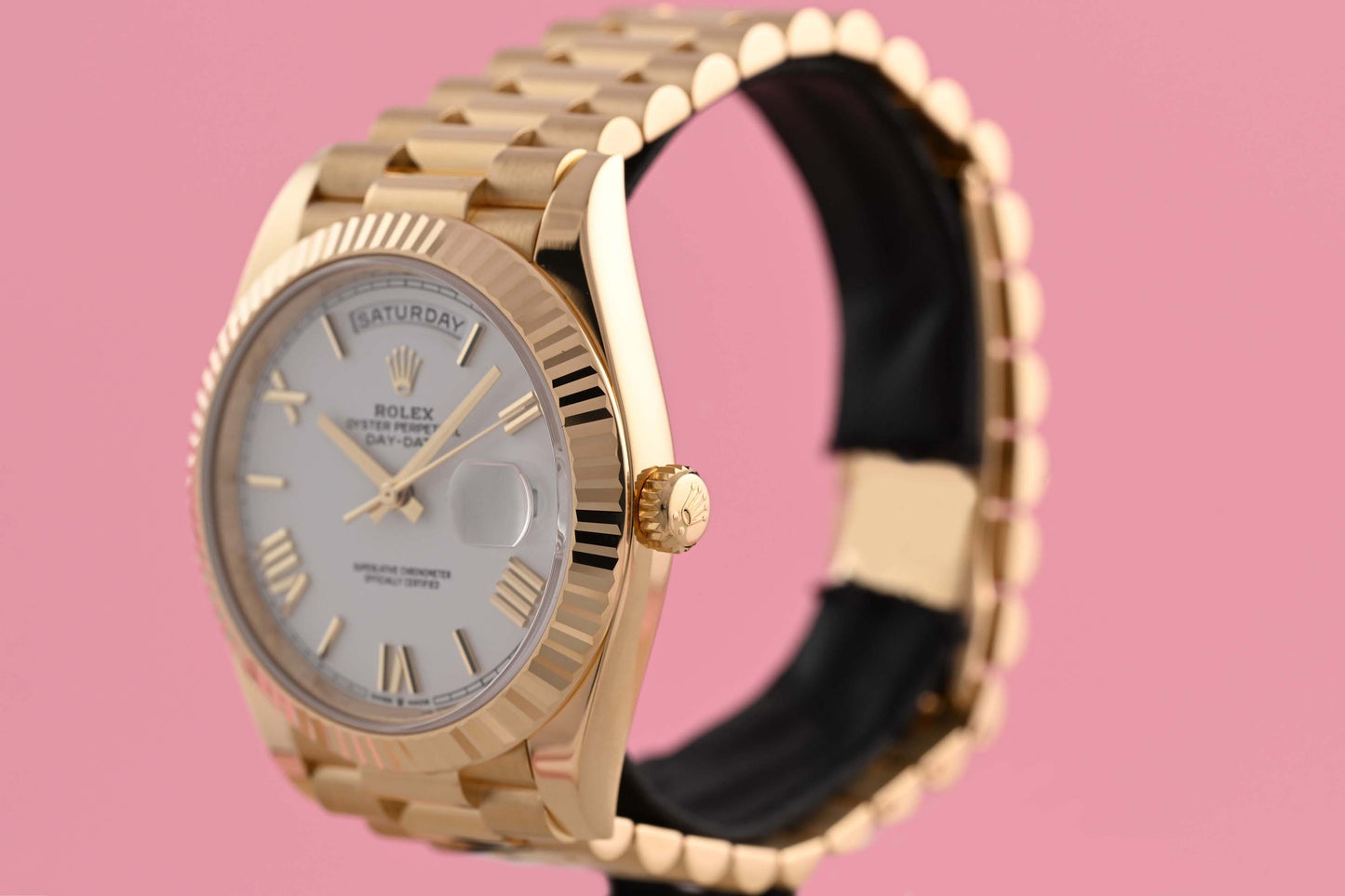 Rolex Day Date 40 Gelbgold 228238 - White Dial - Full Set