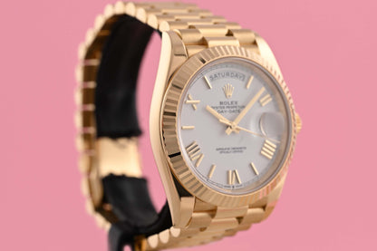 Rolex Day Date 40 Gelbgold 228238 - White Dial - Full Set