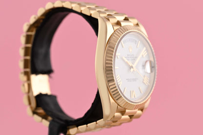 Rolex Day Date 40 Gelbgold 228238 - White Dial - Full Set