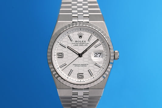 Rolex Land Dweller 36 mm - White Dial - Full Set - NEW