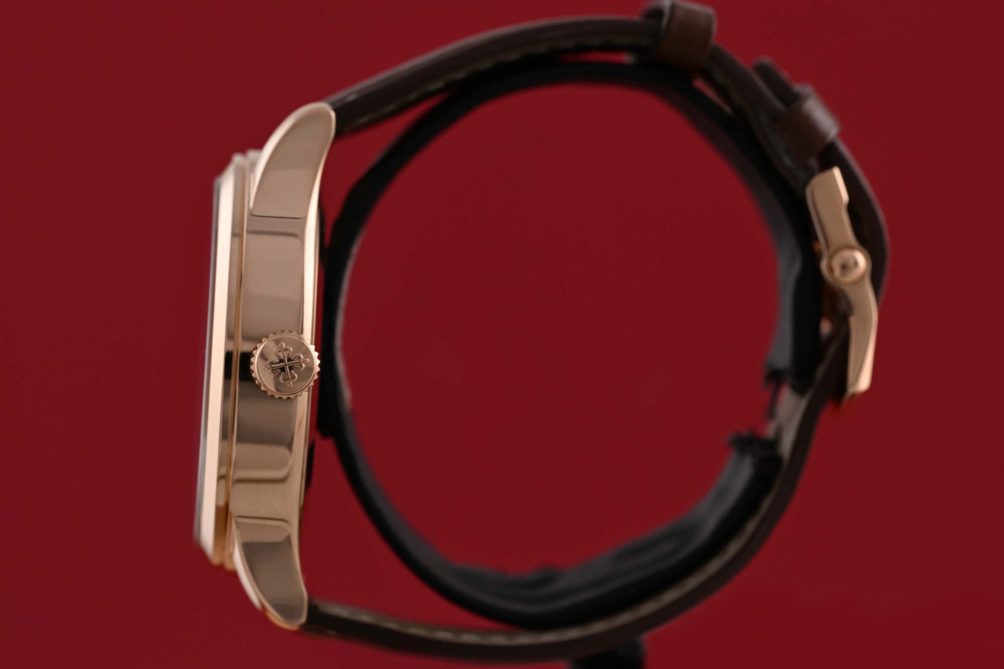 Patek Philippe Calatrava Pilot Travel Time 5524R-001 - Sunburst Brown Dial - Full Set