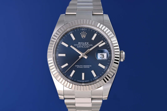 Rolex Datejust 41 - 126334 Blue Dial - Full Set - NEW