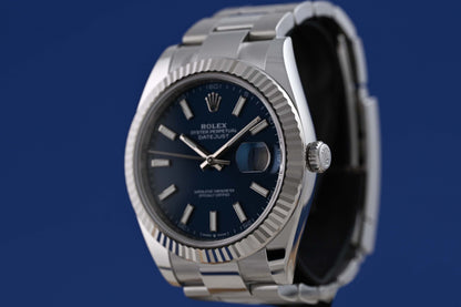 Rolex Datejust 41 - 126334 Blue Dial - Full Set - NEW