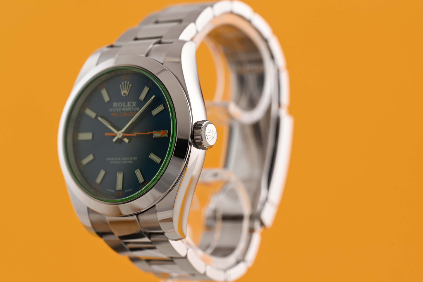 Rolex Milgauss 116400GV Blue Dial - Full Set - New Card 2020