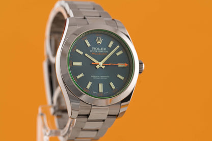 Rolex Milgauss 116400GV Blue Dial - Full Set - New Card 2020