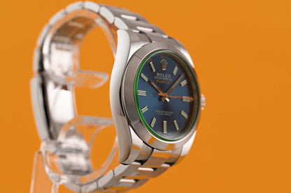 Rolex Milgauss 116400GV Blue Dial - Full Set - New Card 2020