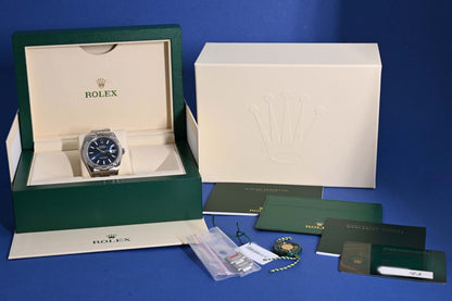 Rolex Datejust 41 - 126334 Blue Dial - Full Set - NEW