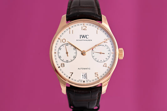 IWC Portugieser Automatik 7 Days Rose Gold - Full Set