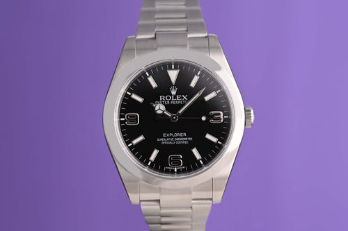 Rolex Explorer I 39 mm - 214270 - Full Set - NEW 2015