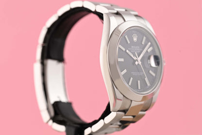 Rolex Datejust 41 - 126300 - Black Dial - Full Set