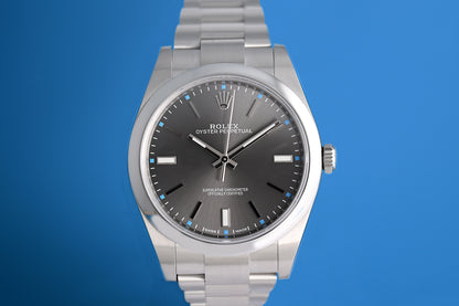 Rolex Oyster Perpetual 39mm 114300 - Grey - Full Set