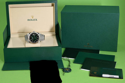 Rolex Datejust 41 - 126334 - Green Ombre Dial - Full Set - NEW 2026