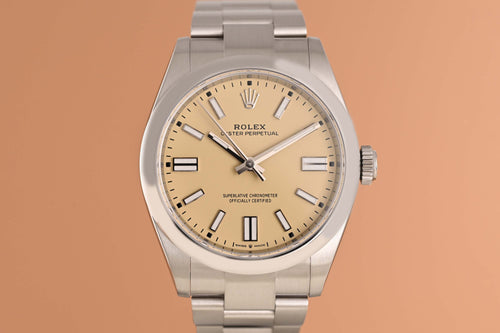 Rolex Oyster Perpetual 41mm 134300 - Beige - Full Set - NEW 2025