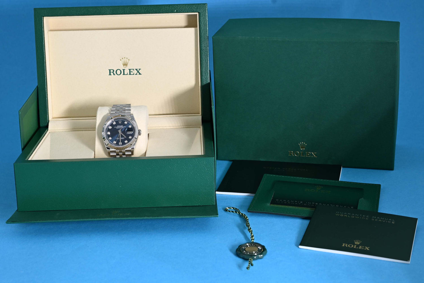 Rolex Oyster Perpetual Datejust 126234 - Blue Dia Dial - Full Set - NEW 2026
