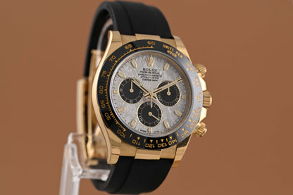 Rolex Daytona Gelbgold 116518LN - Full Set - Meteorit Dial
