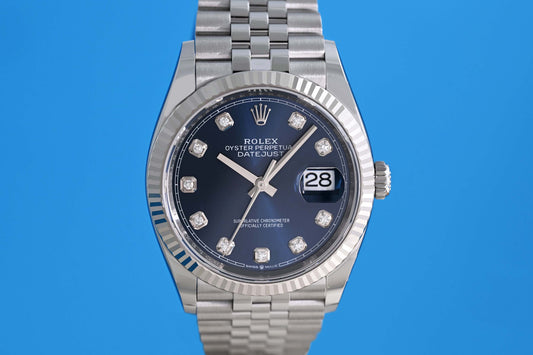 Rolex Oyster Perpetual Datejust 126234 - Blue Dia Dial - Full Set - NEW 2026