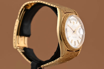 Rolex Day-Date 1806 Yellow Gold Florentine Finish on Brick Bracelet