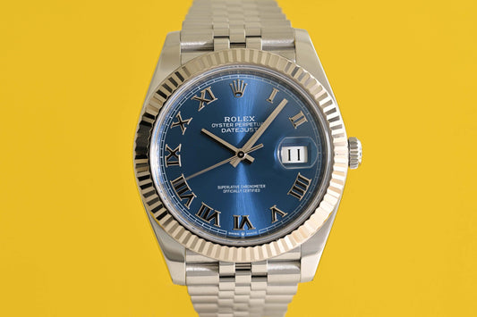 Rolex Datejust 41 - 126334 Blue Dial - Full Set - 2023