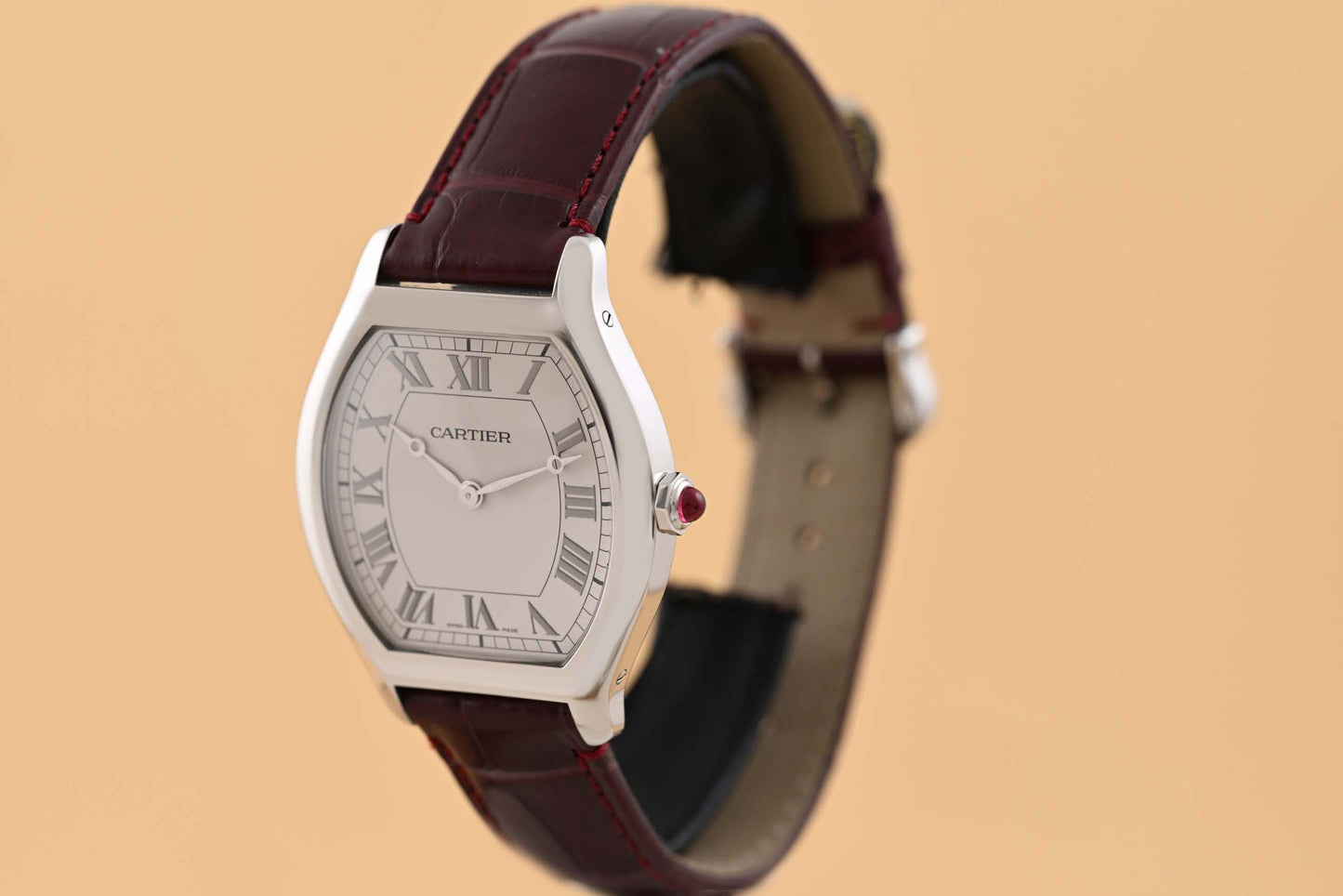 Cartier Tortue Privé - Platinum - Full Set - NEW