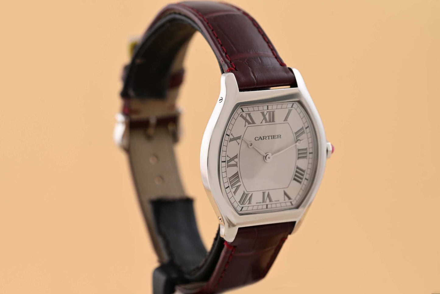 Cartier Tortue Privé - Platinum - Full Set - NEW