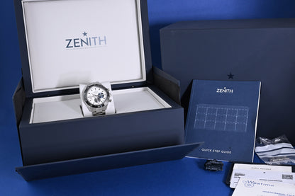 Zenith Chronomaster Sport - White Dial - Full Set