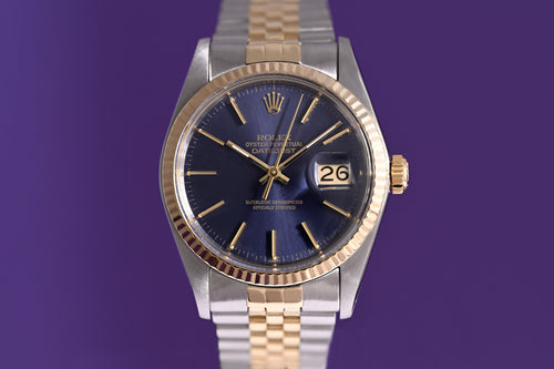 Rolex Oyster Perpetual Datejust 16013 - Purple Dial