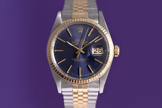 Rolex Oyster Perpetual Datejust 16013 - Purple Dial