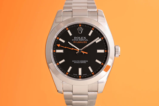 Rolex Milgauss 116400 - Black Dial - Full Set
