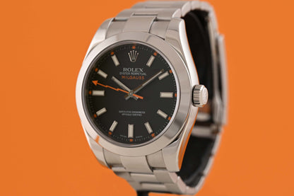 Rolex Milgauss 116400 - Black Dial - Full Set