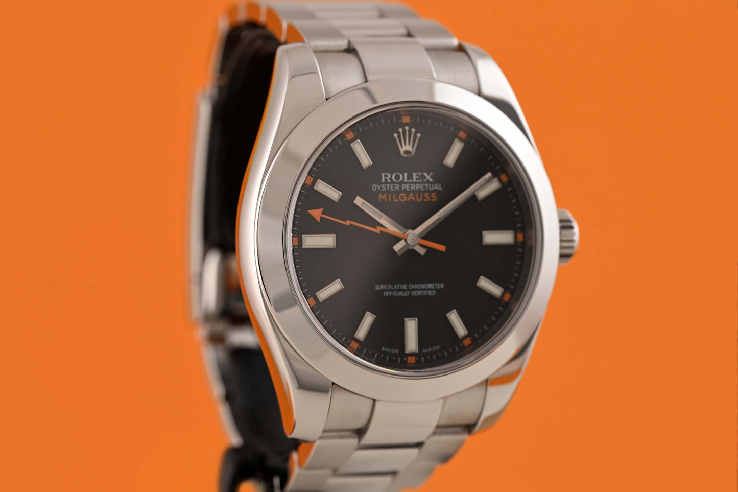 Rolex Milgauss 116400 - Black Dial - Full Set