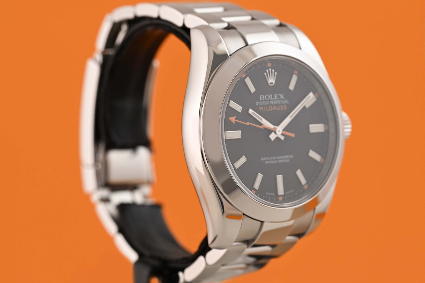 Rolex Milgauss 116400 - Black Dial - Full Set