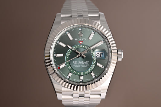 Rolex Sky-Dweller 336934 - Full Set - Green Dial - NEW 2025